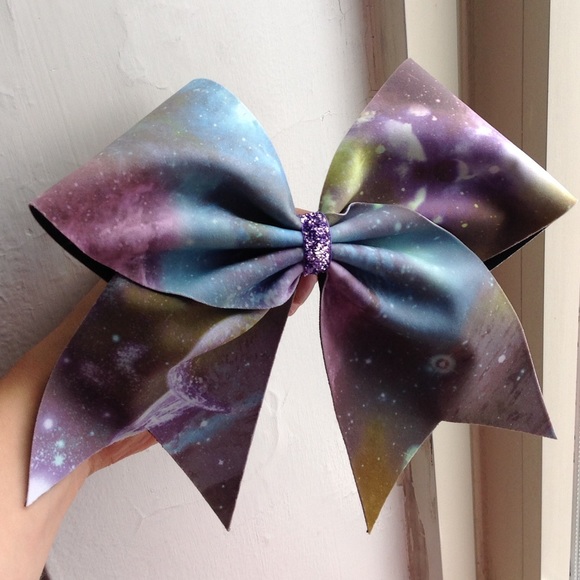 Galaxy Cheer Bow - Picture 1 of 1